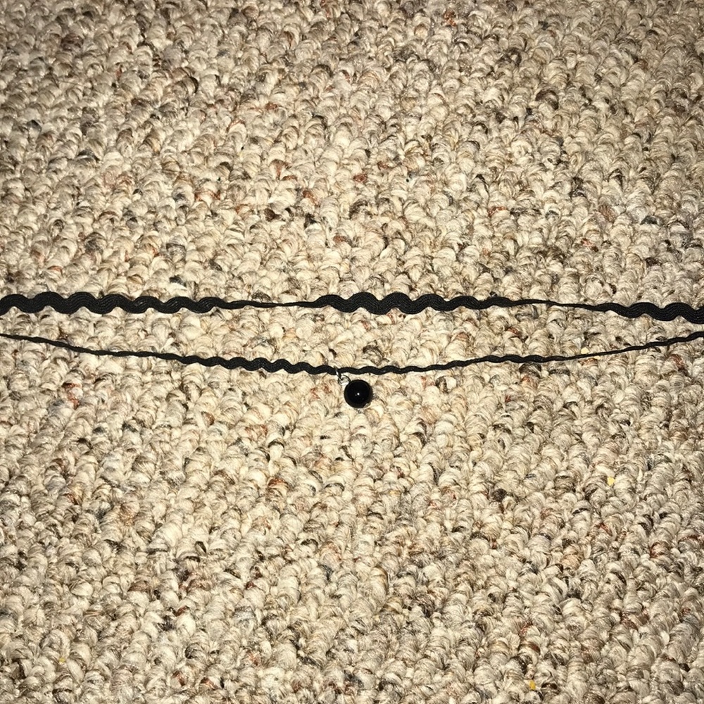 double choker w bead